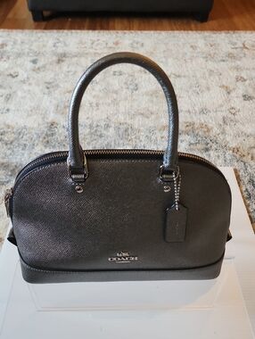 Coach Mini Sierra Dome Pebbled Leather Satchel.  H1723-F22315